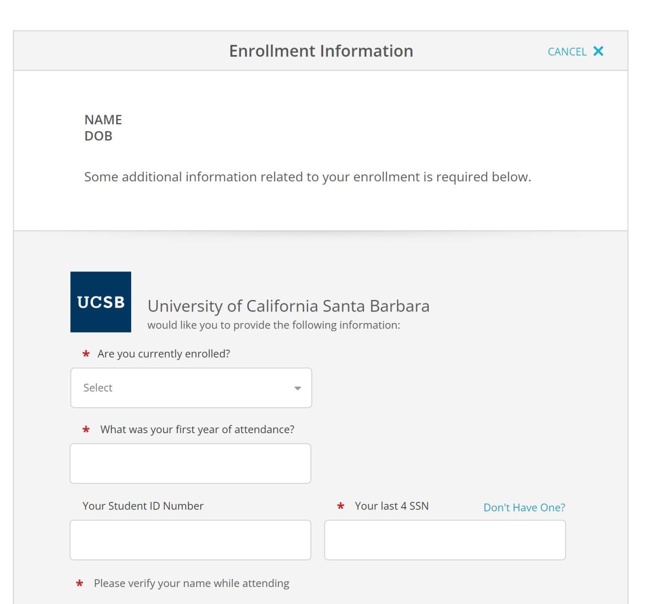 parchment enrollment information