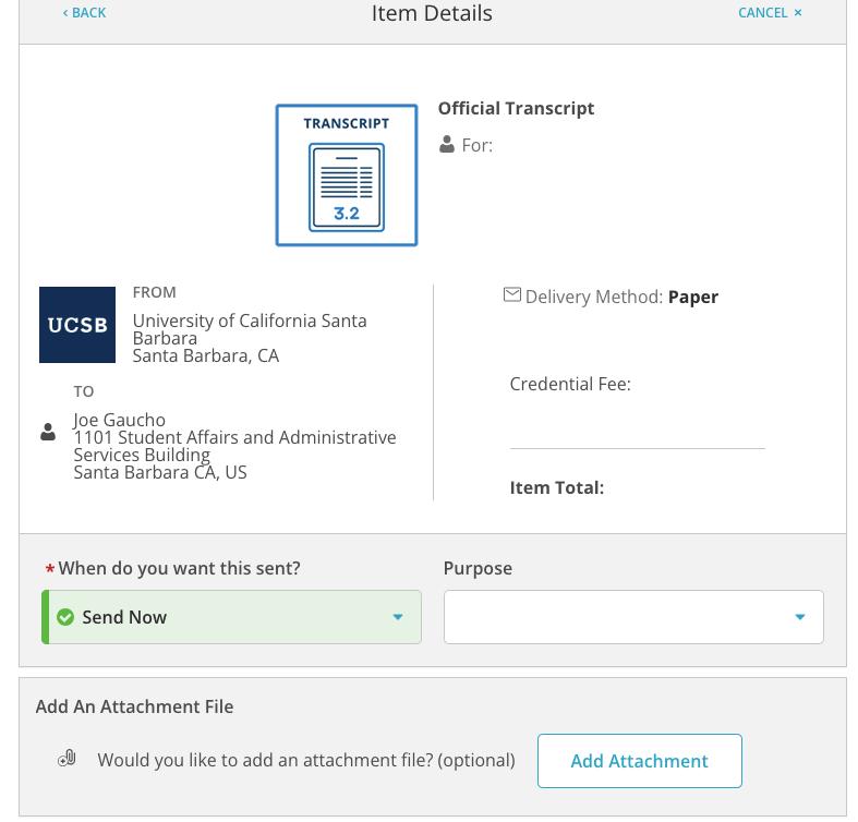 confirm parchment order details